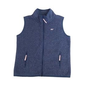Vineyard Vines Blue Vest Medium 10-12